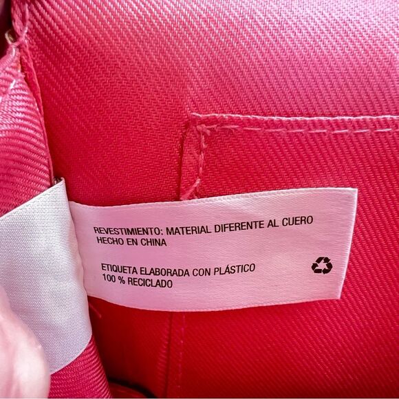 A New Day Petal Pink Vegan Gold Tone Adjustable Strap Crossbody Purse Bag - Picture 12 of 14